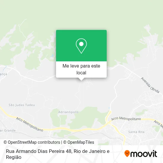 Rua Armando Dias Pereira 48 mapa