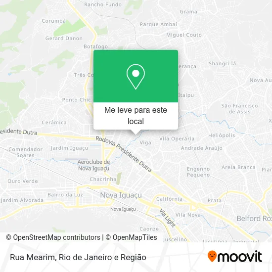 Rua Mearim mapa