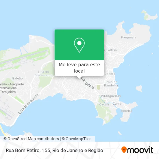 Rua Bom Retiro, 155 mapa