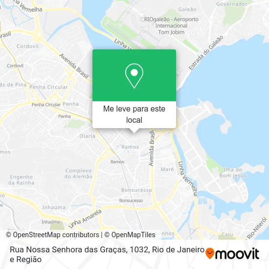 Rua Nossa Senhora das Graças, 1032 mapa