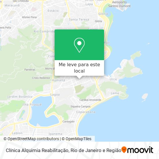 Clínica Alquimia Reabilitação mapa