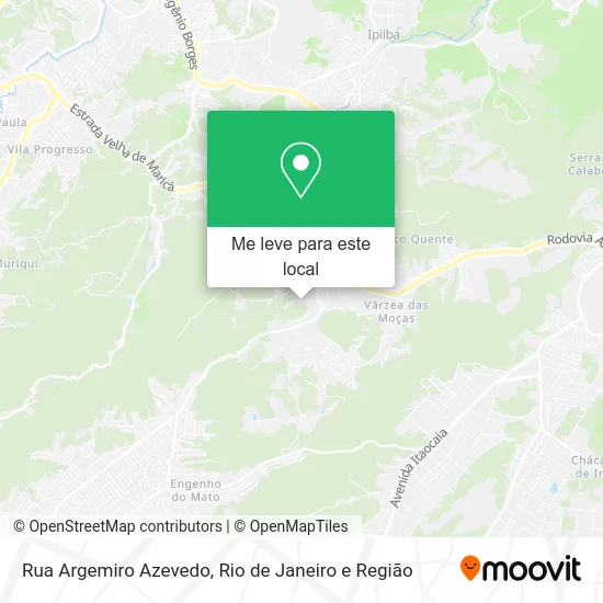 Rua Argemiro Azevedo mapa