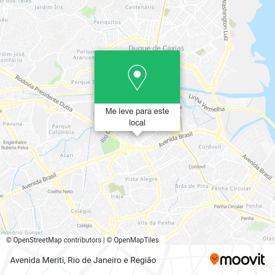 Avenida Meriti mapa