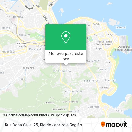 Rua Dona Celia, 25 mapa