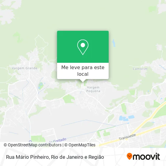 Rua Mário Pinheiro mapa