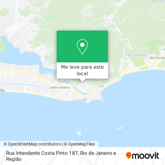 Rua Intendente Costa Pinto 187 mapa