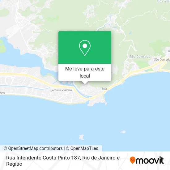 Rua Intendente Costa Pinto 187 mapa