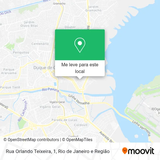Rua Orlando Teixeira, 1 mapa