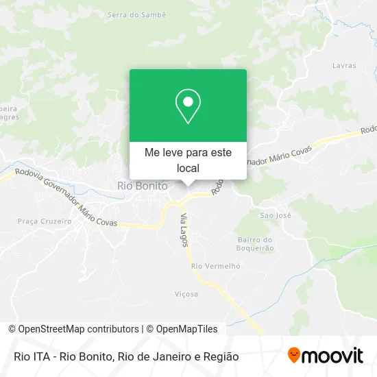 Rio ITA - Rio Bonito mapa