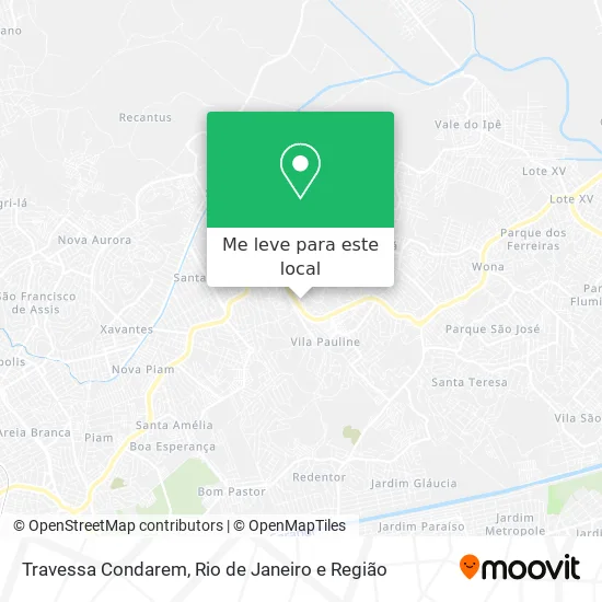 Travessa Condarem mapa