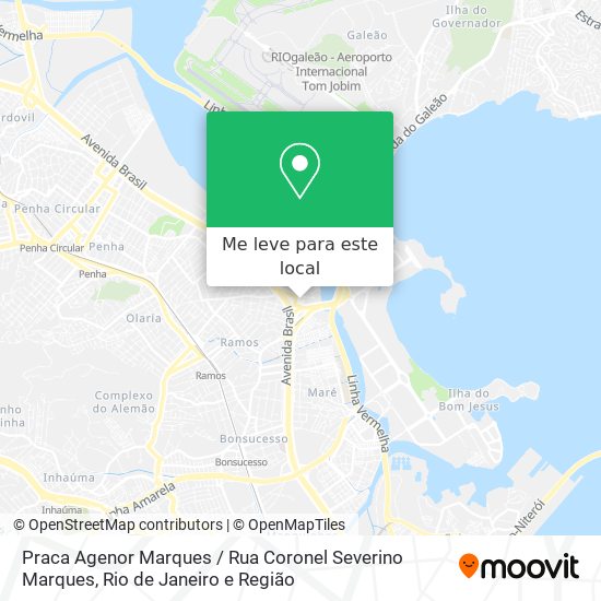 Praca Agenor Marques / Rua Coronel Severino Marques mapa