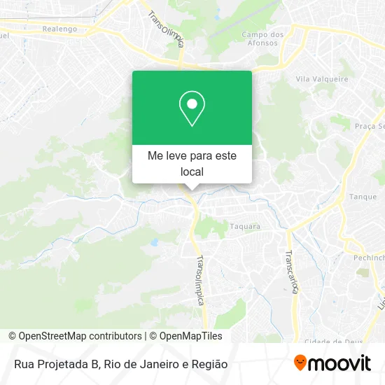 Rua Projetada B mapa