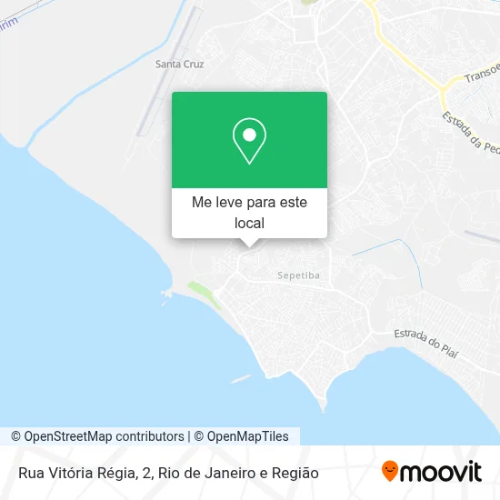 Rua Vitória Régia, 2 mapa