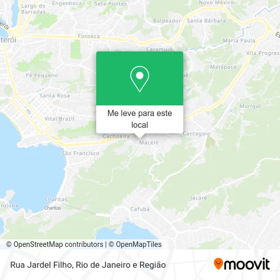 Rua Jardel Filho mapa