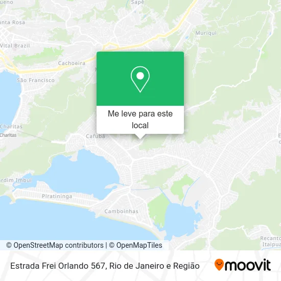 Estrada Frei Orlando 567 mapa