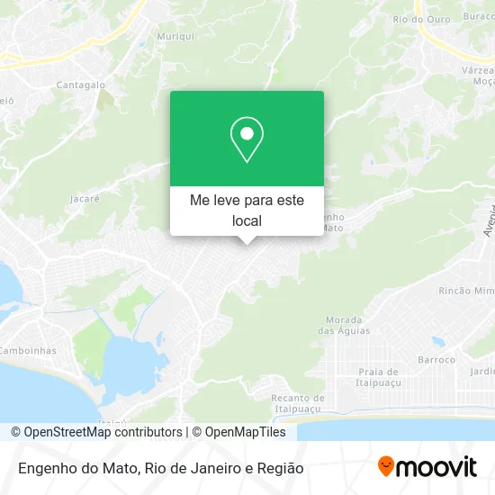 Engenho do Mato mapa