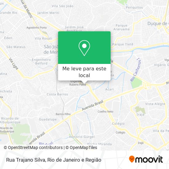 Rua Trajano Silva mapa