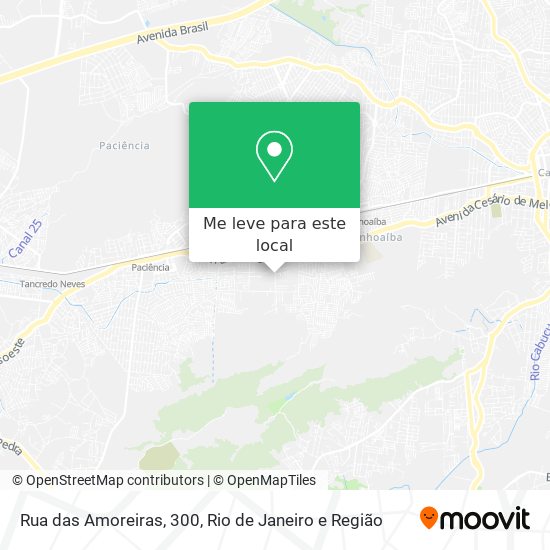 Rua das Amoreiras, 300 mapa