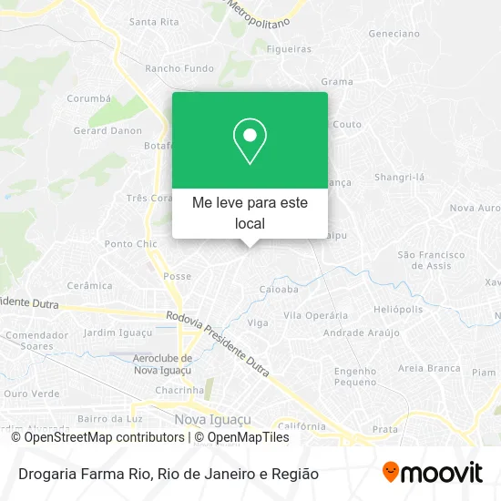 Drogaria Farma Rio mapa