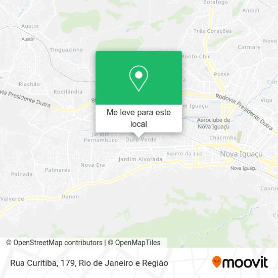 Rua Curitiba, 179 mapa