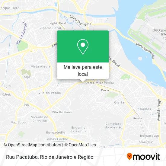 Rua Pacatuba mapa