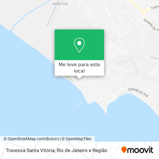 Travessa Santa Vitória mapa