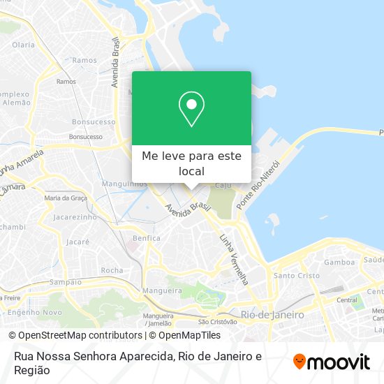 Rua Nossa Senhora Aparecida mapa