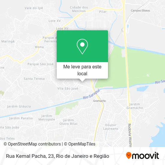 Rua Kemal Pacha, 23 mapa