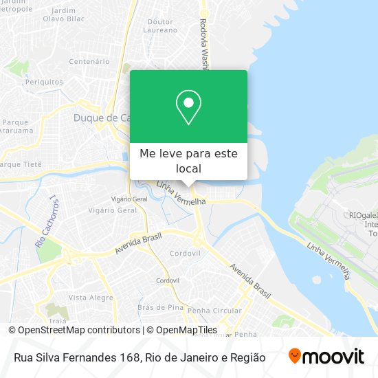 Rua Silva Fernandes 168 mapa