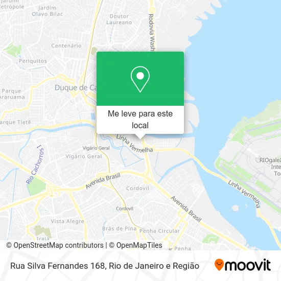 Rua Silva Fernandes 168 mapa