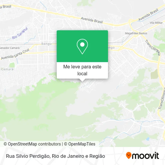 Rua Silvio Perdigão mapa