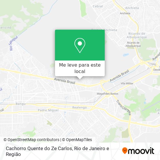 Cachorro Quente do Ze Carlos mapa