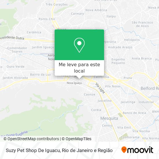 Suzy Pet Shop De Iguacu mapa