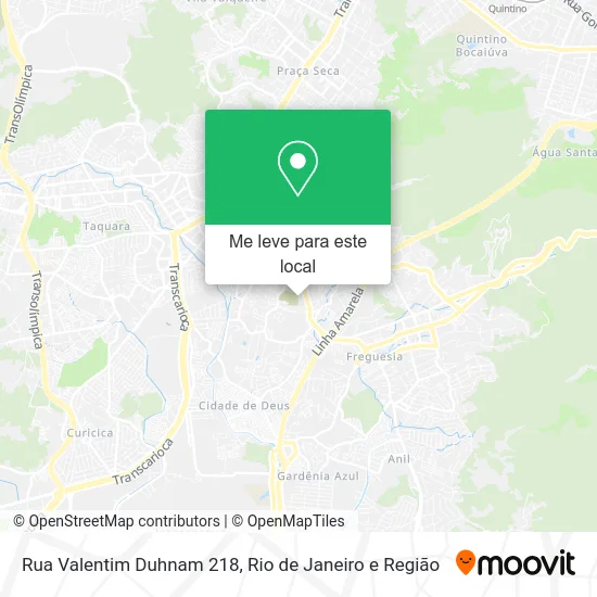 Rua Valentim Duhnam 218 mapa