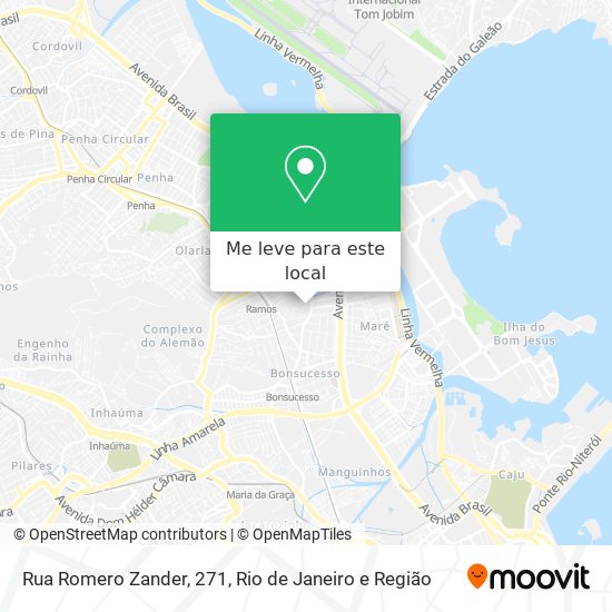 Rua Romero Zander, 271 mapa