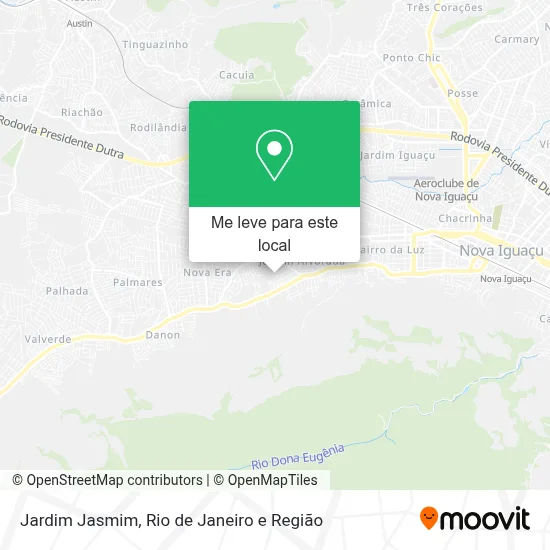 Jardim Jasmim mapa