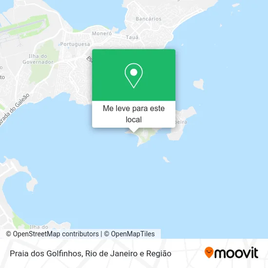 Praia dos Golfinhos mapa