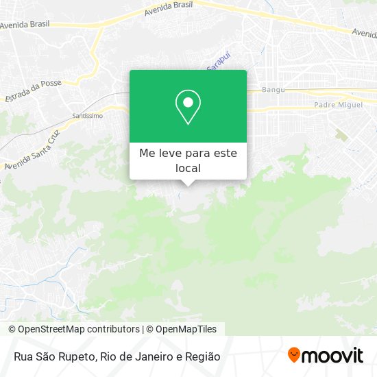 Rua São Rupeto mapa