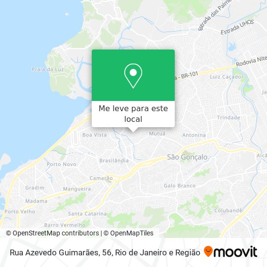 Rua Azevedo Guimarães, 56 mapa