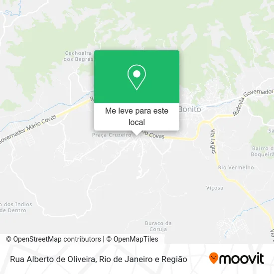 Rua Alberto de Oliveira mapa