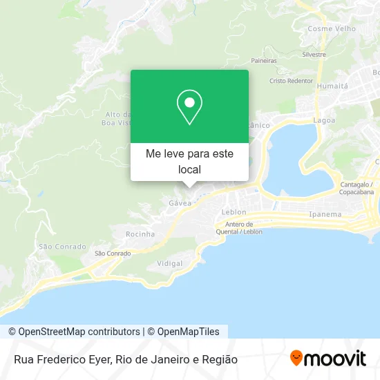 Rua Frederico Eyer mapa