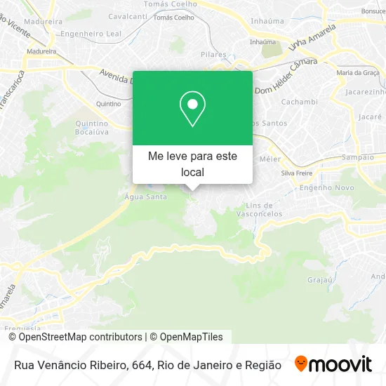 Rua Venâncio Ribeiro, 664 mapa
