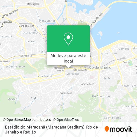 Estádio do Maracanã (Maracana Stadium) mapa