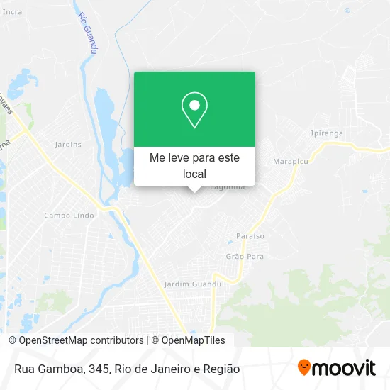 Rua Gamboa, 345 mapa