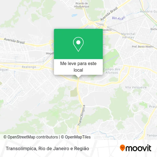 Transolímpica mapa