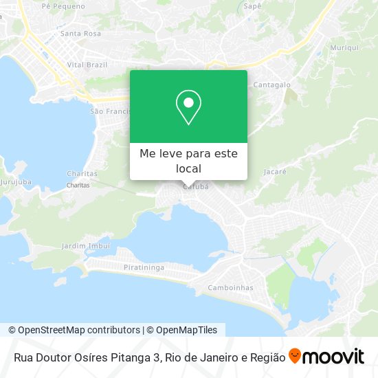 Rua Doutor Osíres Pitanga 3 mapa
