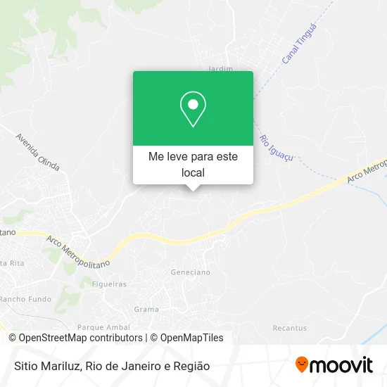 Sitio Mariluz mapa