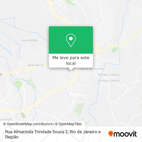 Rua Almerinda Trindade Souza 2 mapa