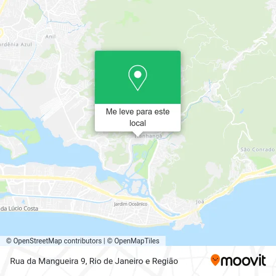 Rua da Mangueira 9 mapa