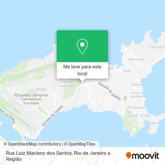 Rua Luiz Mariano dos Santos mapa